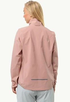 Fietsen|Regenjacks|Jack Wolfskin Gravex 2.5l Jkt W Rose Dawn