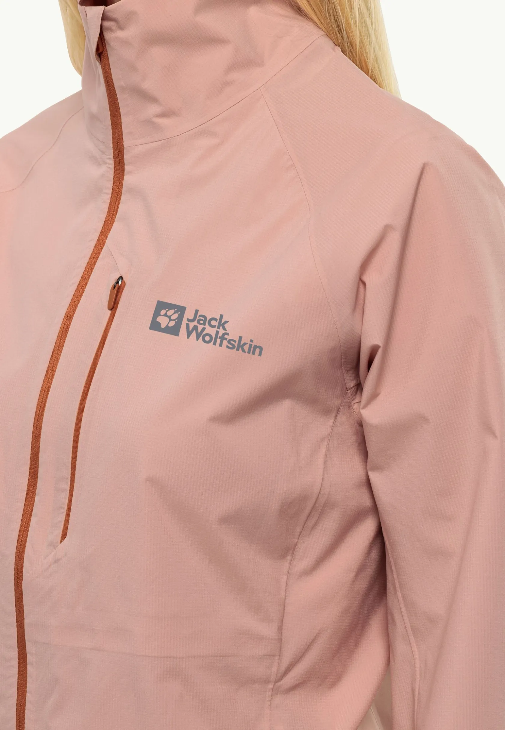 Fietsen|Regenjacks|Jack Wolfskin Gravex 2.5l Jkt W Rose Dawn