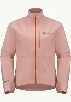 Fietsen|Regenjacks|Jack Wolfskin Gravex 2.5l Jkt W Rose Dawn