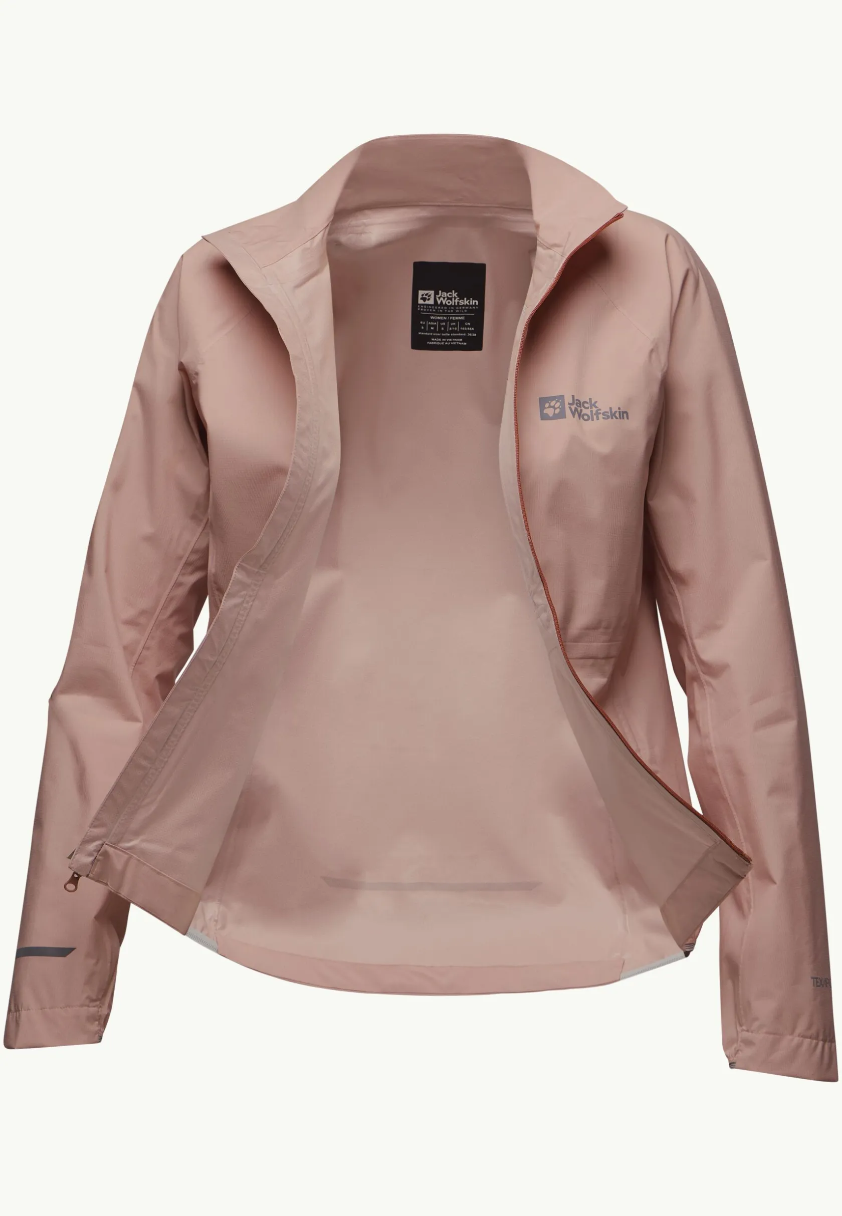 Fietsen|Regenjacks|Jack Wolfskin Gravex 2.5l Jkt W Rose Dawn