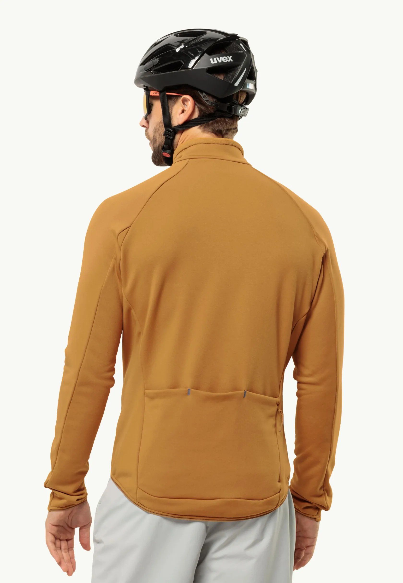 Fietsen|Voor- En Najaarsjacks/-Jassen|Jack Wolfskin Gravex Thermo Fz M Salted Caramel