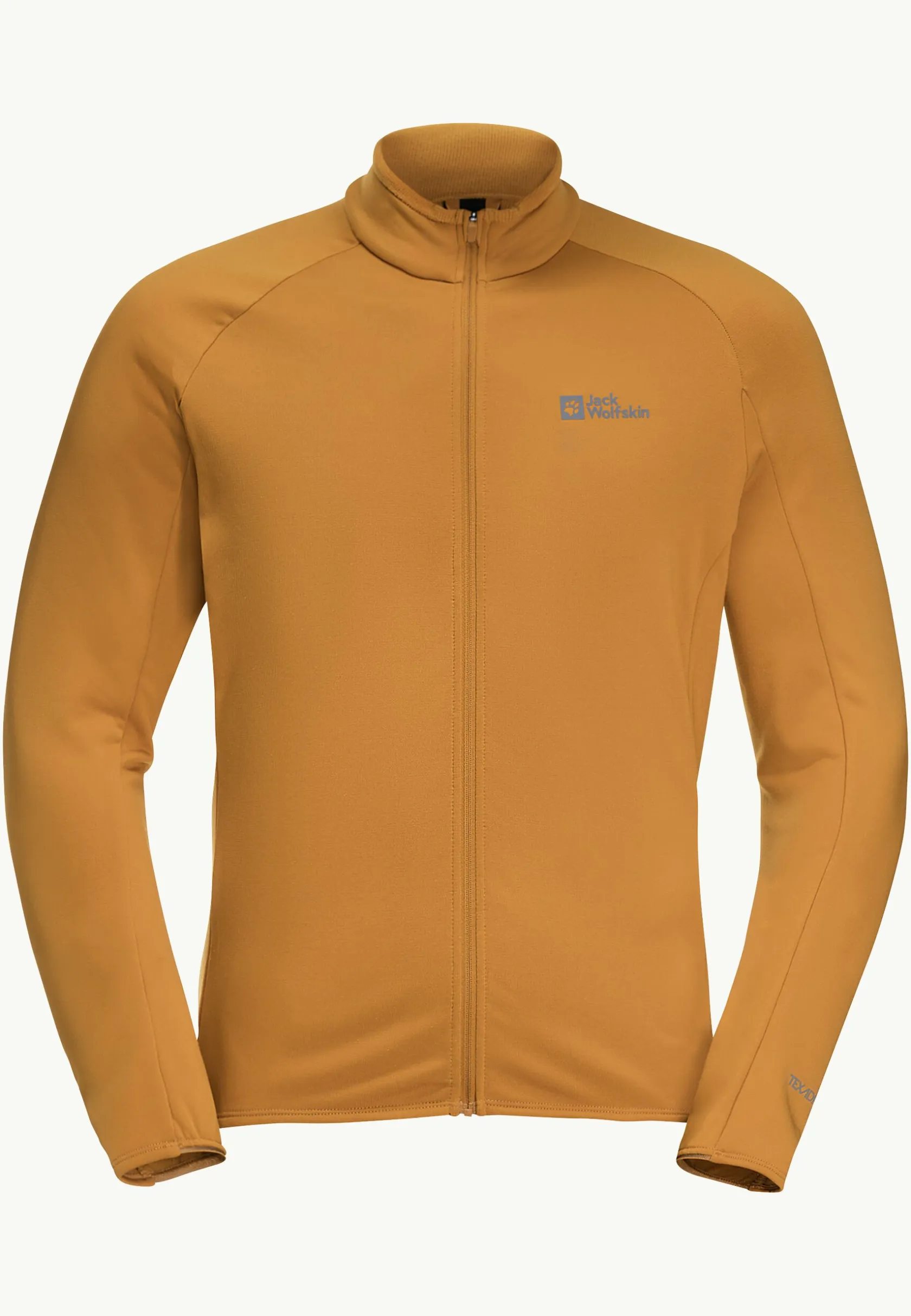 Fietsen|Voor- En Najaarsjacks/-Jassen|Jack Wolfskin Gravex Thermo Fz M Salted Caramel