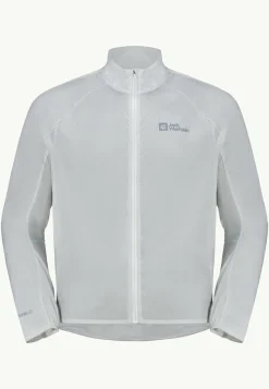 Fietsen|Voor- En Najaarsjacks/-Jassen|Jack Wolfskin Gravex Wind Jkt M Cool Grey