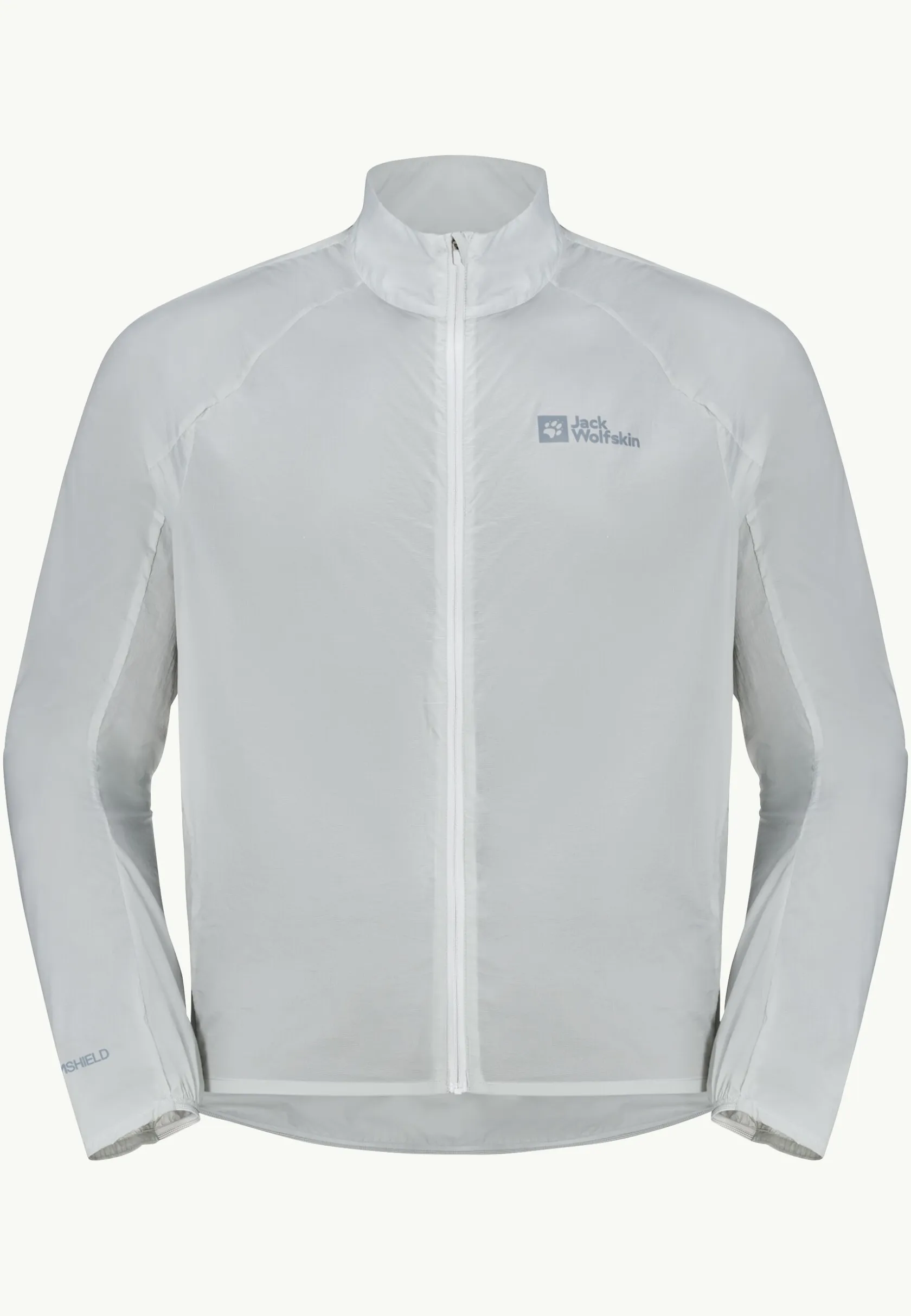 Fietsen|Voor- En Najaarsjacks/-Jassen|Jack Wolfskin Gravex Wind Jkt M Cool Grey