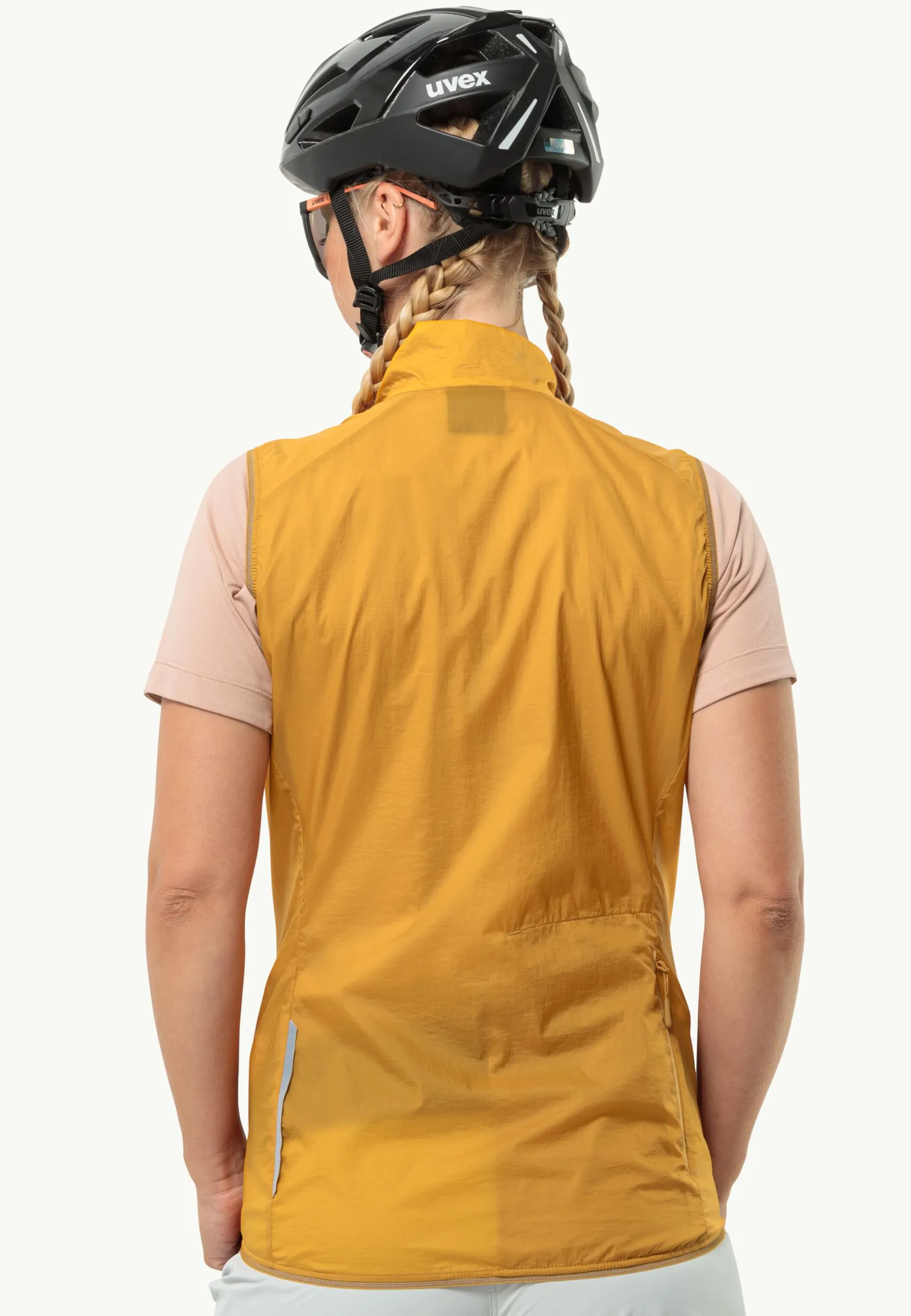 Fietsen|Voor- En Najaarsjacks/-Jassen|Jack Wolfskin Gravex Wind Vest W Curry