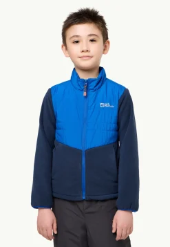 Fleece|Fleece Jacks|Jack Wolfskin Haldor Hybrid K crisp cobalt