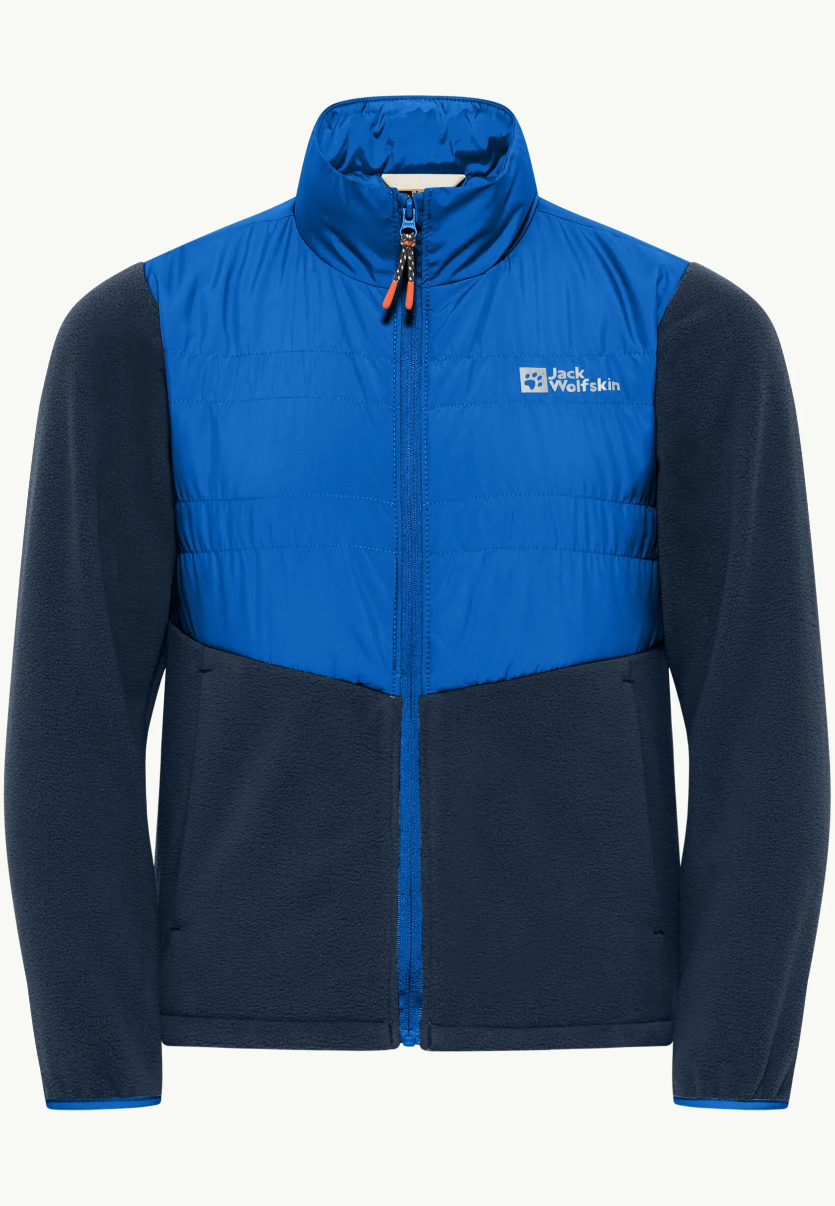 Fleece|Fleece Jacks|Jack Wolfskin Haldor Hybrid K crisp cobalt