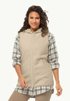 Lifestyle|Voor- En Najaarsjacks/-Jassen|Jack Wolfskin High Curl Long Vest W