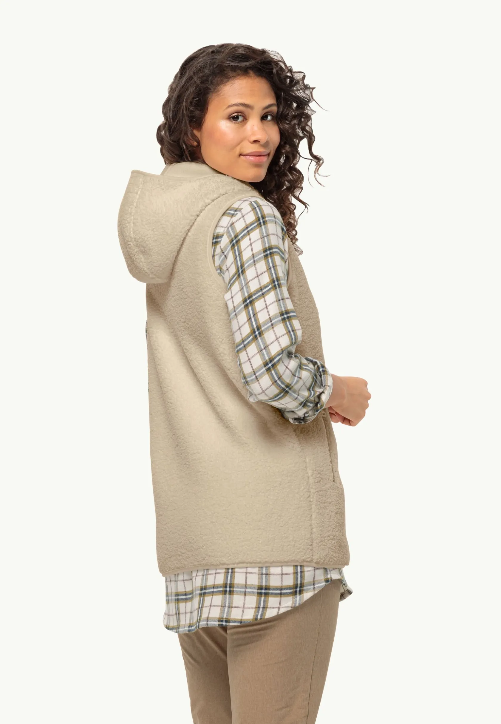 Lifestyle|Voor- En Najaarsjacks/-Jassen|Jack Wolfskin High Curl Long Vest W