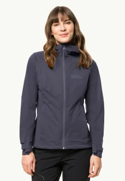Wandelen|Voor- En Najaarsjacks/-Jassen|Jack Wolfskin Highest Peak Jacket W Graphite
