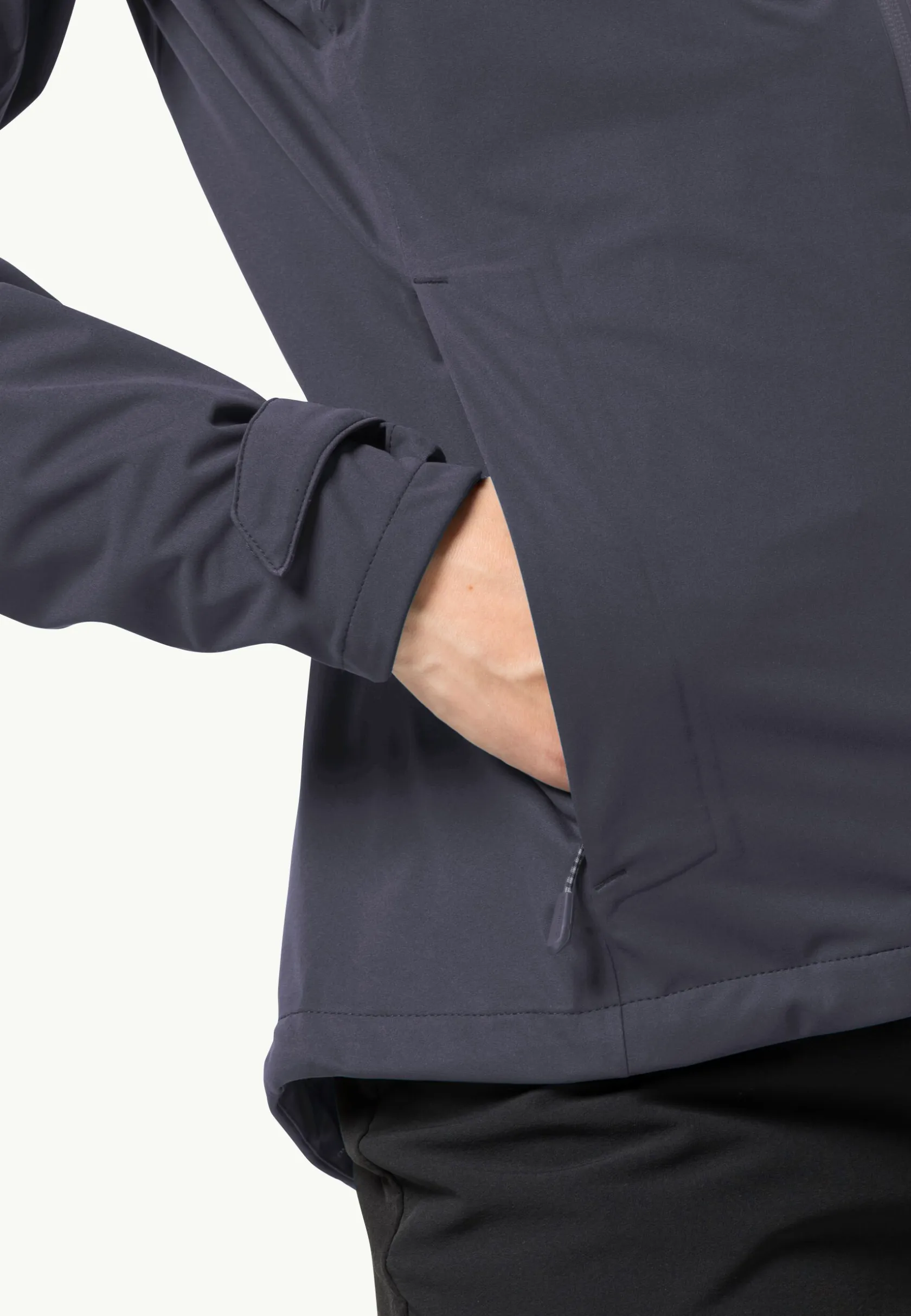 Wandelen|Voor- En Najaarsjacks/-Jassen|Jack Wolfskin Highest Peak Jacket W Graphite