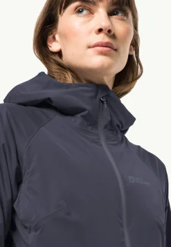 Wandelen|Voor- En Najaarsjacks/-Jassen|Jack Wolfskin Highest Peak Jacket W Graphite