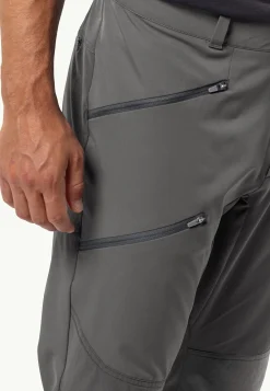Wandelen|Softshellbroeken|Jack Wolfskin Hiking Alpine Pants M