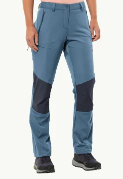 Wandelen|Softshellbroeken|Jack Wolfskin Hiking Alpine Pants W