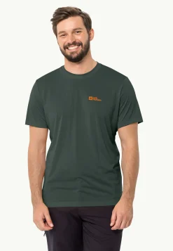 Wandelen|Functionele Shirts|Jack Wolfskin Hiking S/s T M