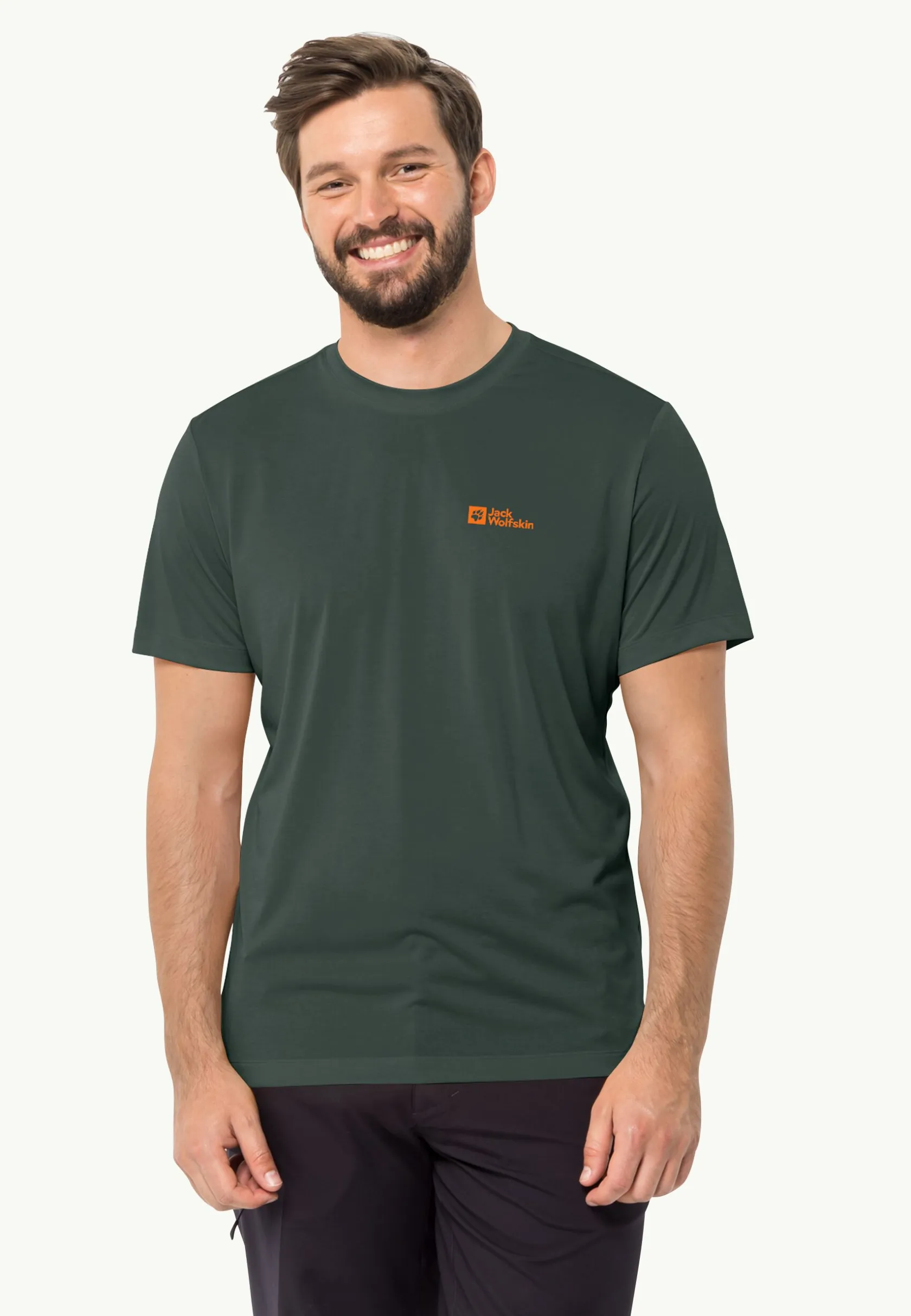 Wandelen|Functionele Shirts|Jack Wolfskin Hiking S/s T M