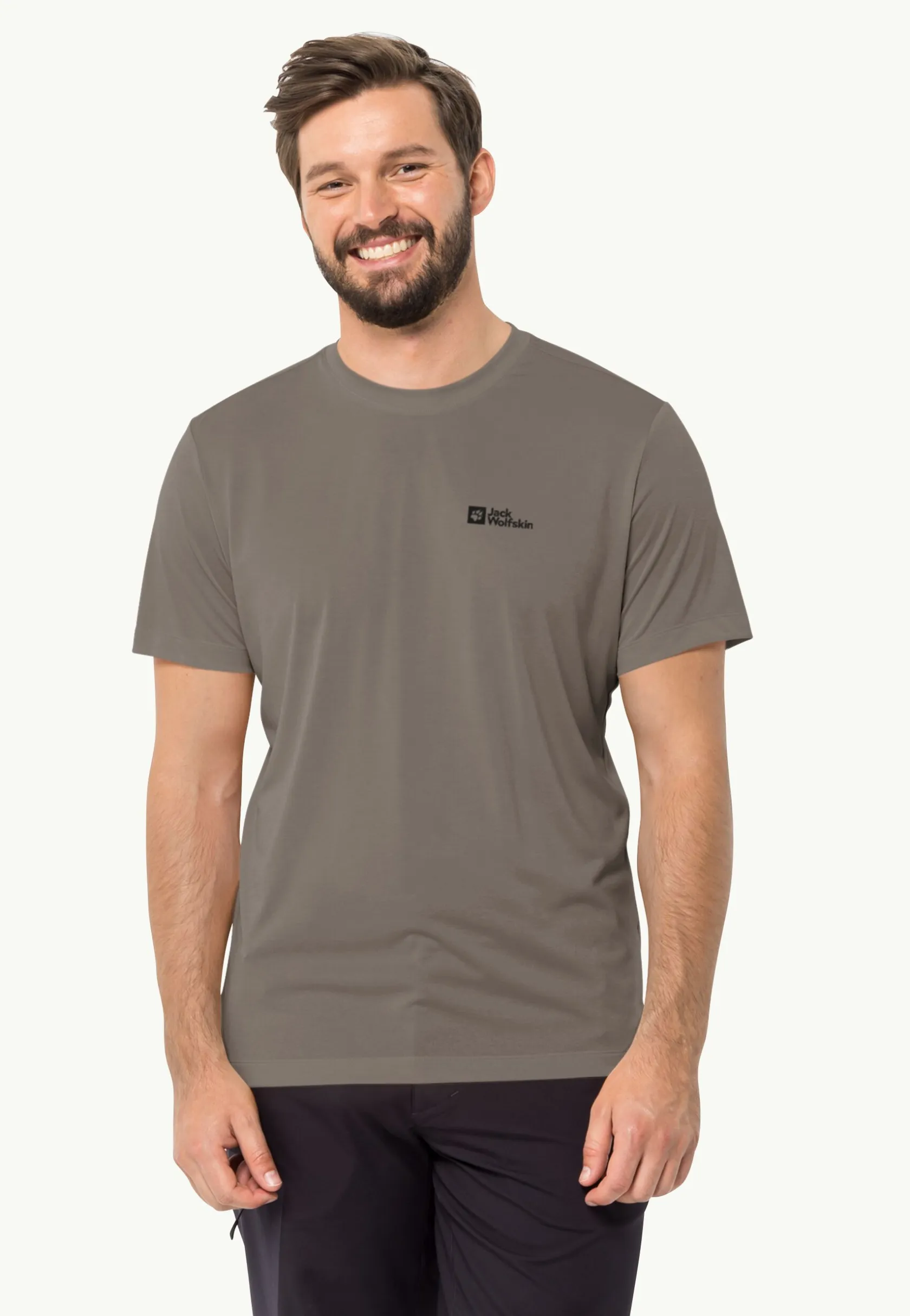 Wandelen|Functionele Shirts|Jack Wolfskin Hiking S/s T M