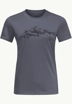 Wandelen|Functionele Shirts|Jack Wolfskin Hiking S/s T W