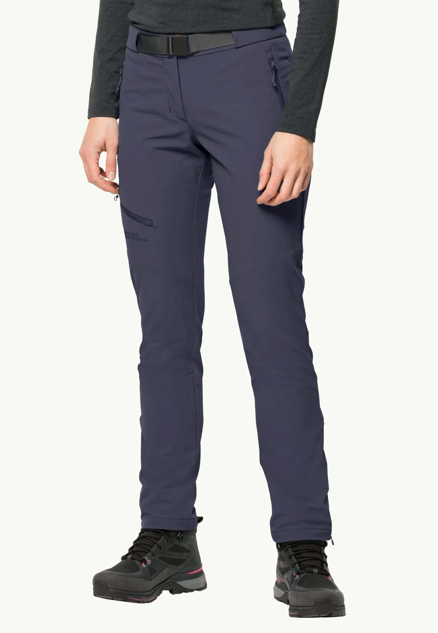 Wandelen|Softshellbroeken|Jack Wolfskin Holdsteig Pants W