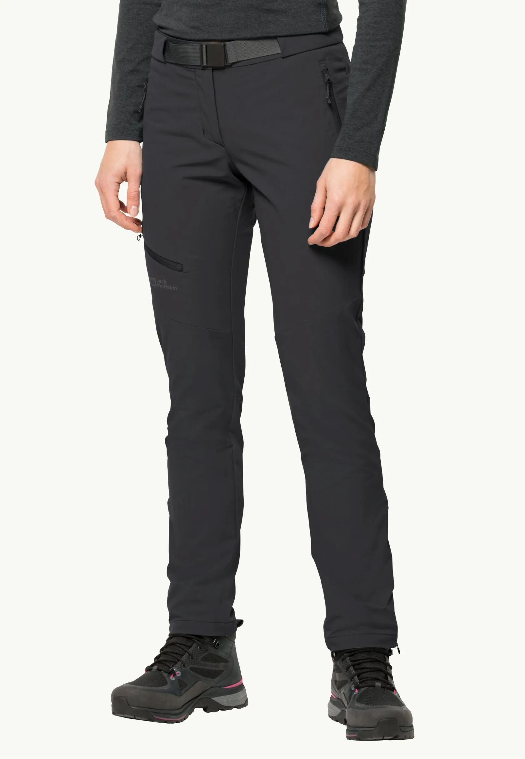 Wandelen|Softshellbroeken|Jack Wolfskin Holdsteig Pants W