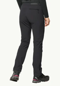 Wandelen|Softshellbroeken|Jack Wolfskin Holdsteig Pants W