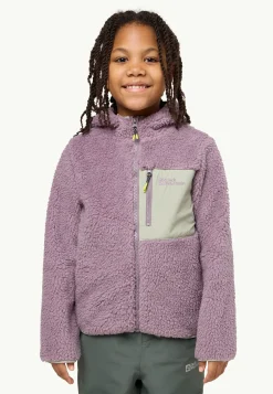 Voor- En Najaarsjacks/-Jassen|Fleece|Jack Wolfskin Ice Curl Hood Jacket K
