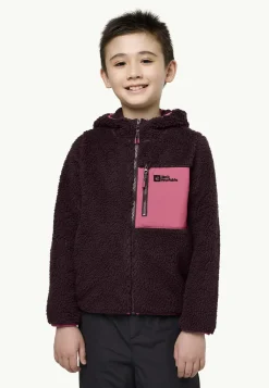 Voor- En Najaarsjacks/-Jassen|Fleece|Jack Wolfskin Ice Curl Hood Jacket K