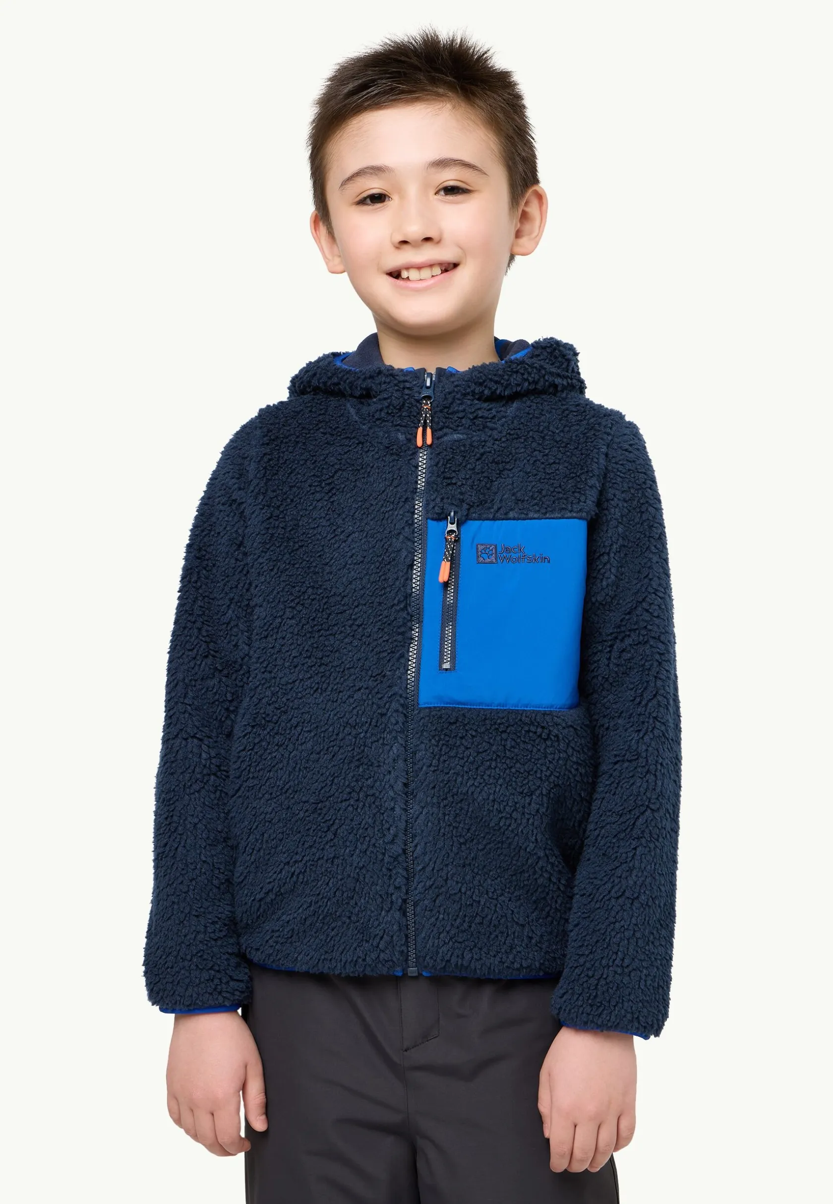 Voor- En Najaarsjacks/-Jassen|Fleece|Jack Wolfskin Ice Curl Hood Jacket K