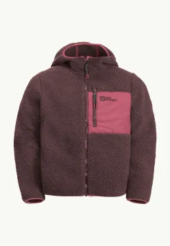Voor- En Najaarsjacks/-Jassen|Fleece|Jack Wolfskin Ice Curl Hood Jacket K