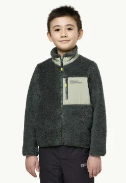 Voor- En Najaarsjacks/-Jassen|Fleece|Jack Wolfskin Ice Curl Jacket K