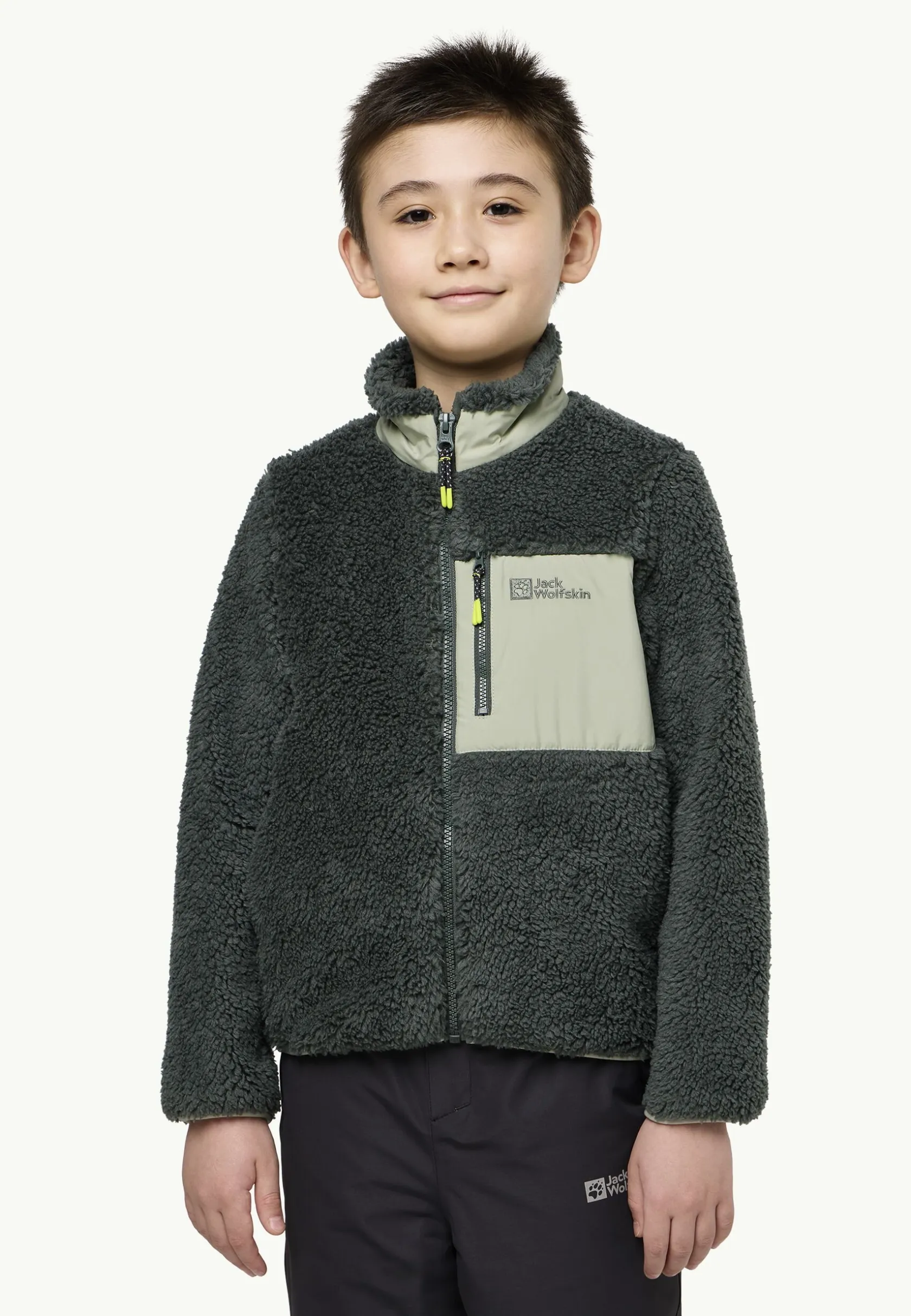 Voor- En Najaarsjacks/-Jassen|Fleece|Jack Wolfskin Ice Curl Jacket K