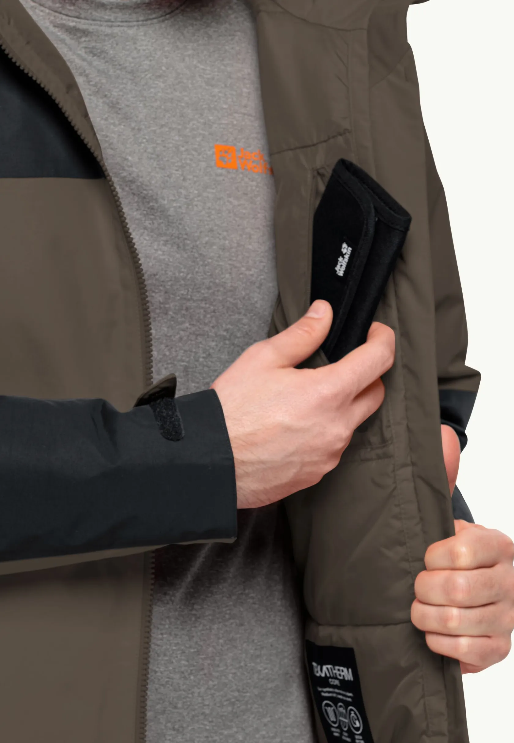 Wandelen|Voor- En Najaarsjacks/-Jassen|Jack Wolfskin Jasper Ins Jkt M