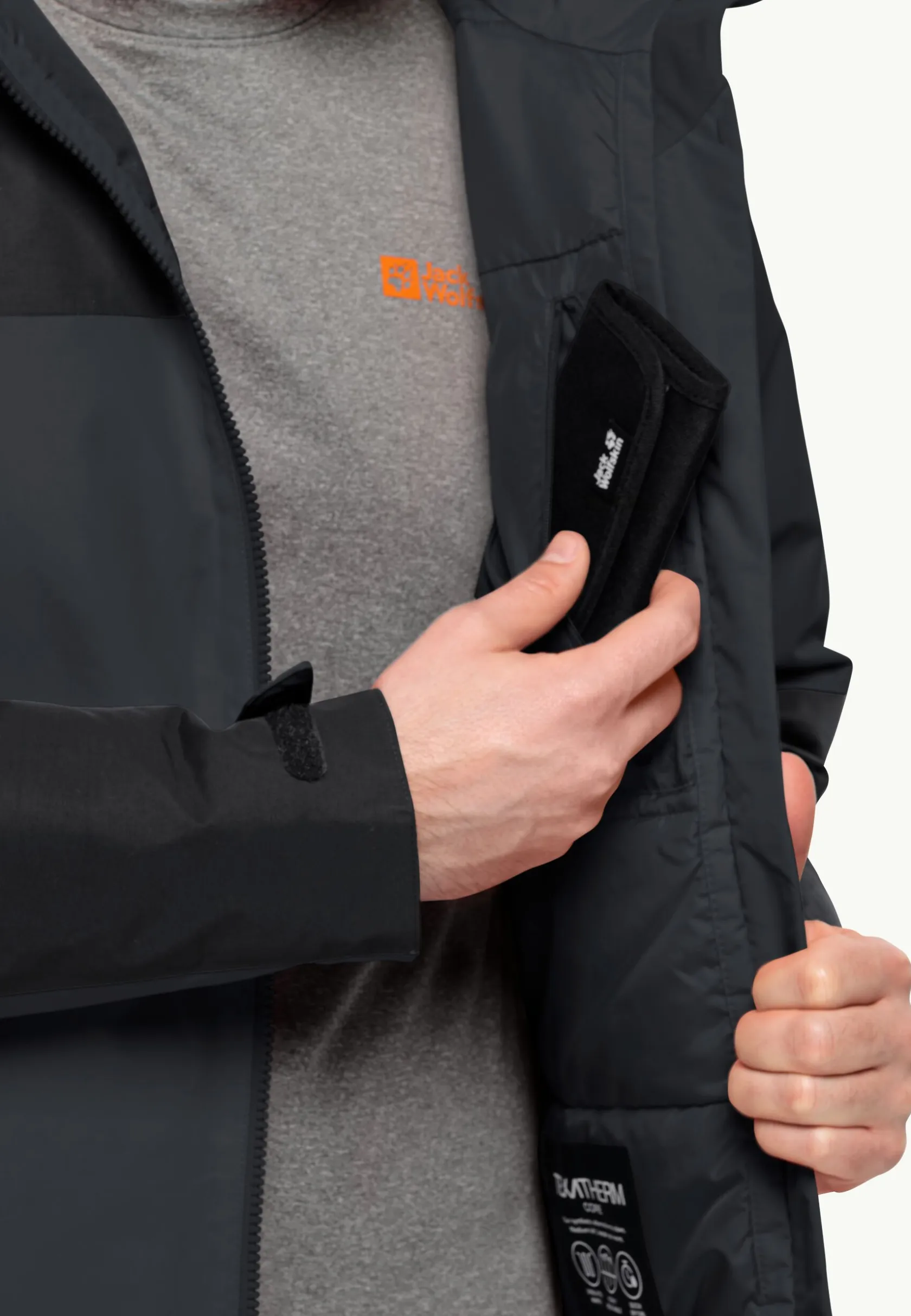 Wandelen|Voor- En Najaarsjacks/-Jassen|Jack Wolfskin Jasper Ins Jkt M