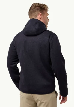 Fleece|Hoodies & Pullovers|Jack Wolfskin Kaminfeuer Hooded Jkt M