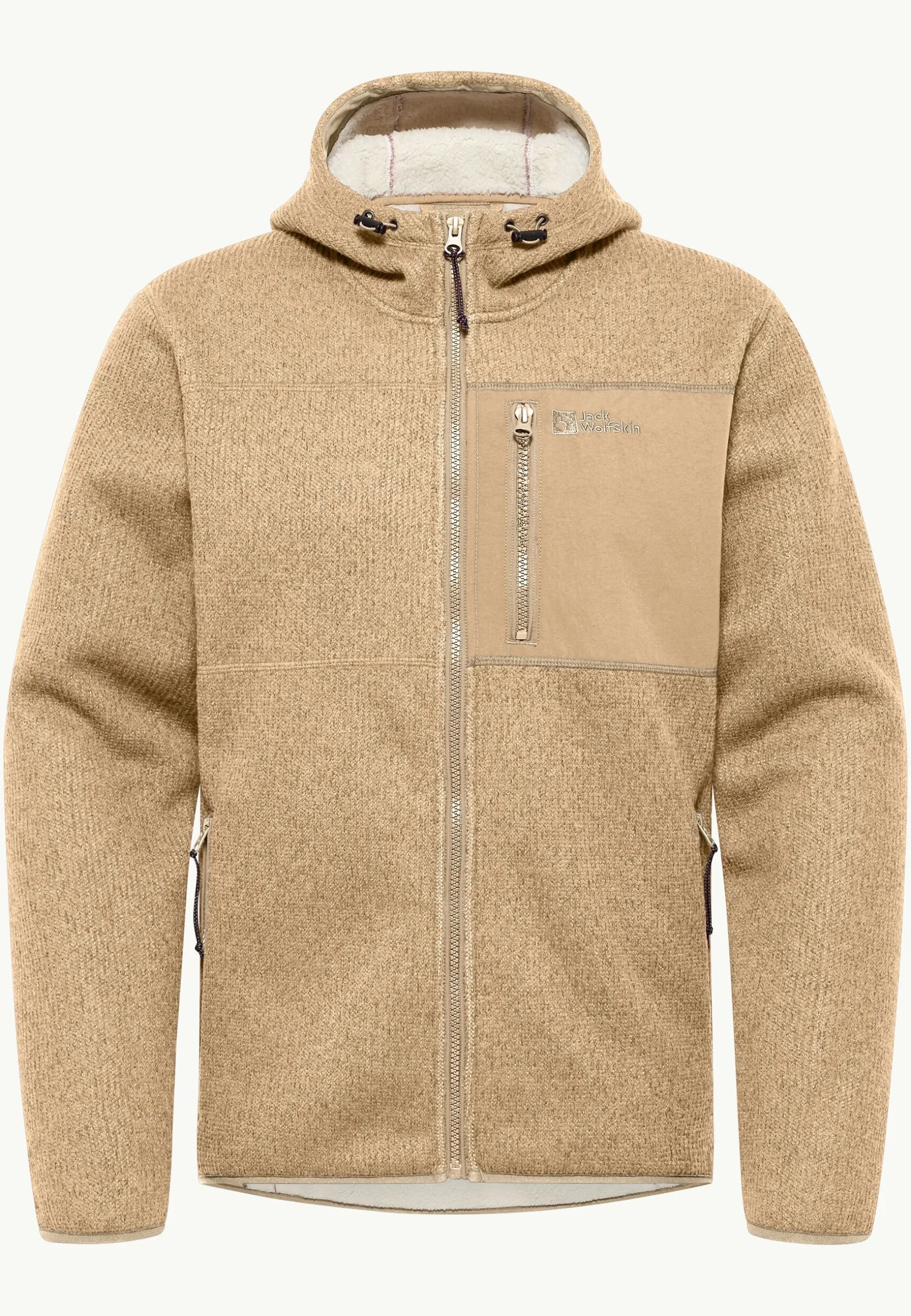 Fleece|Hoodies & Pullovers|Jack Wolfskin Kaminfeuer Hooded Jkt M