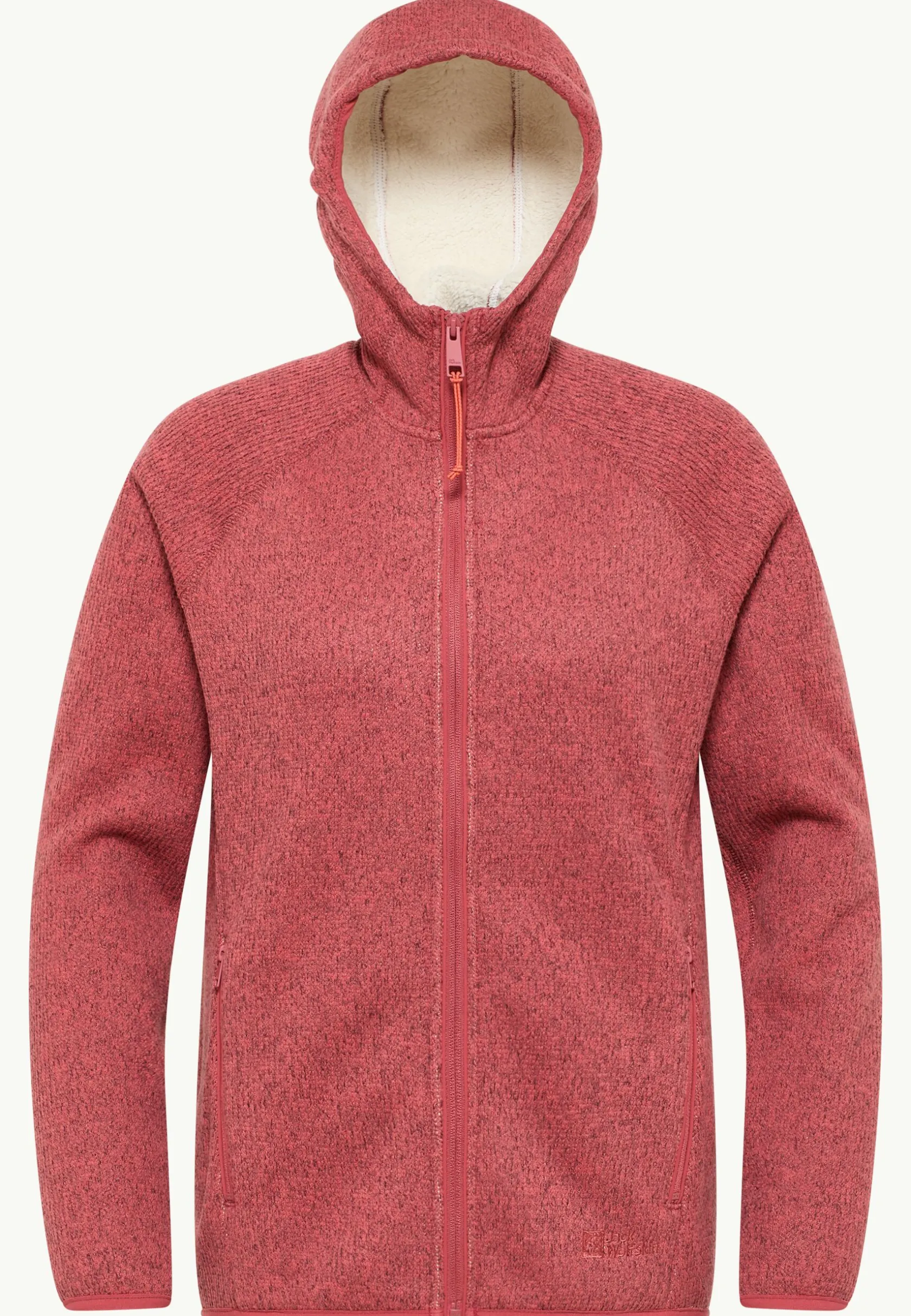 Voor- En Najaarsjacks/-Jassen|Fleece|Jack Wolfskin Kaminfeuer Hooded Jkt W