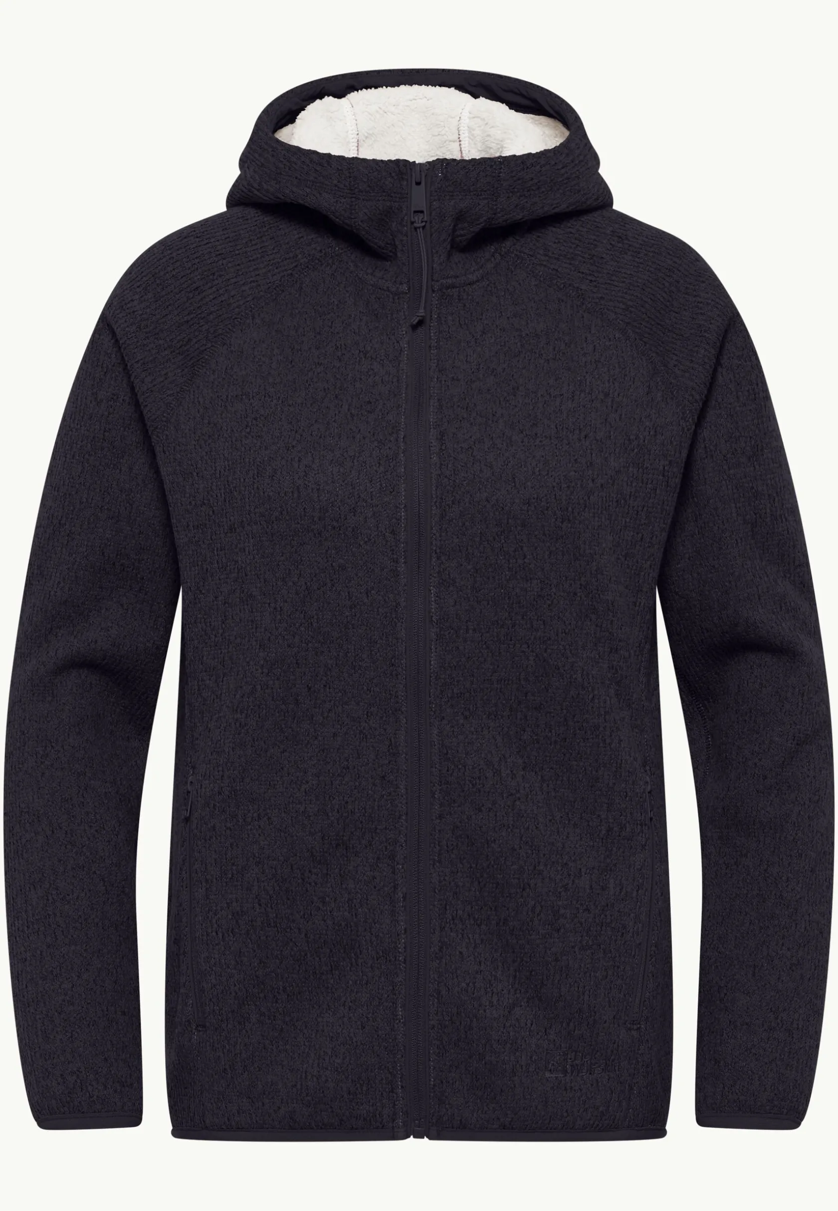 Voor- En Najaarsjacks/-Jassen|Fleece|Jack Wolfskin Kaminfeuer Hooded Jkt W