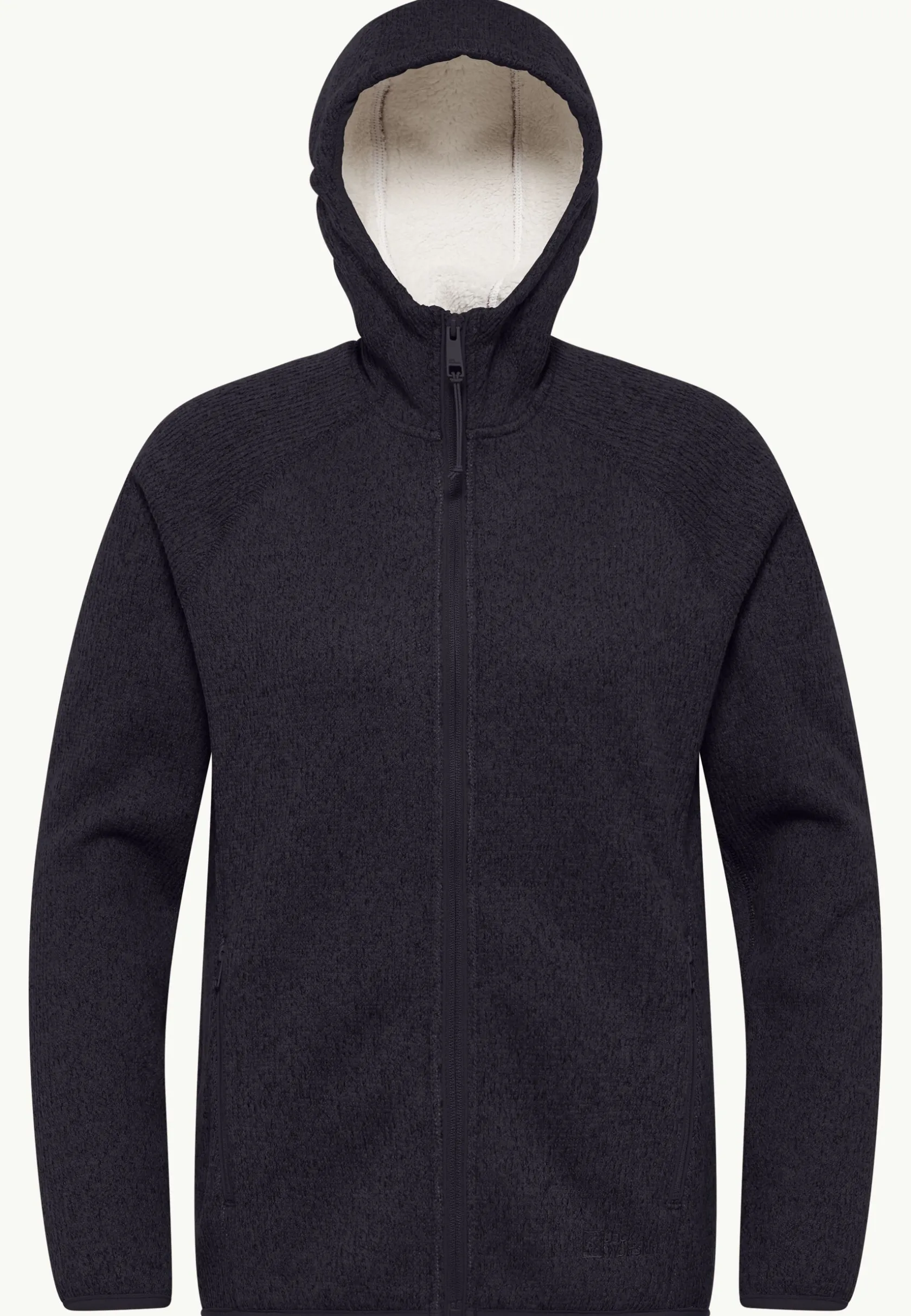 Voor- En Najaarsjacks/-Jassen|Fleece|Jack Wolfskin Kaminfeuer Hooded Jkt W