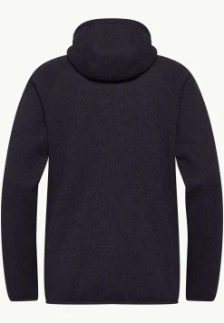 Voor- En Najaarsjacks/-Jassen|Fleece|Jack Wolfskin Kaminfeuer Hooded Jkt W