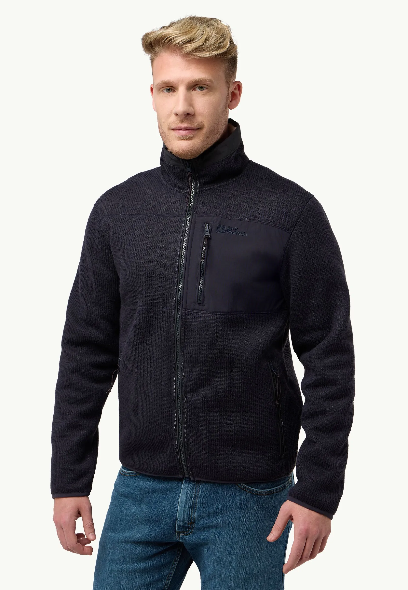 Fleece|Hoodies & Pullovers|Jack Wolfskin Kaminfeuer Jkt M