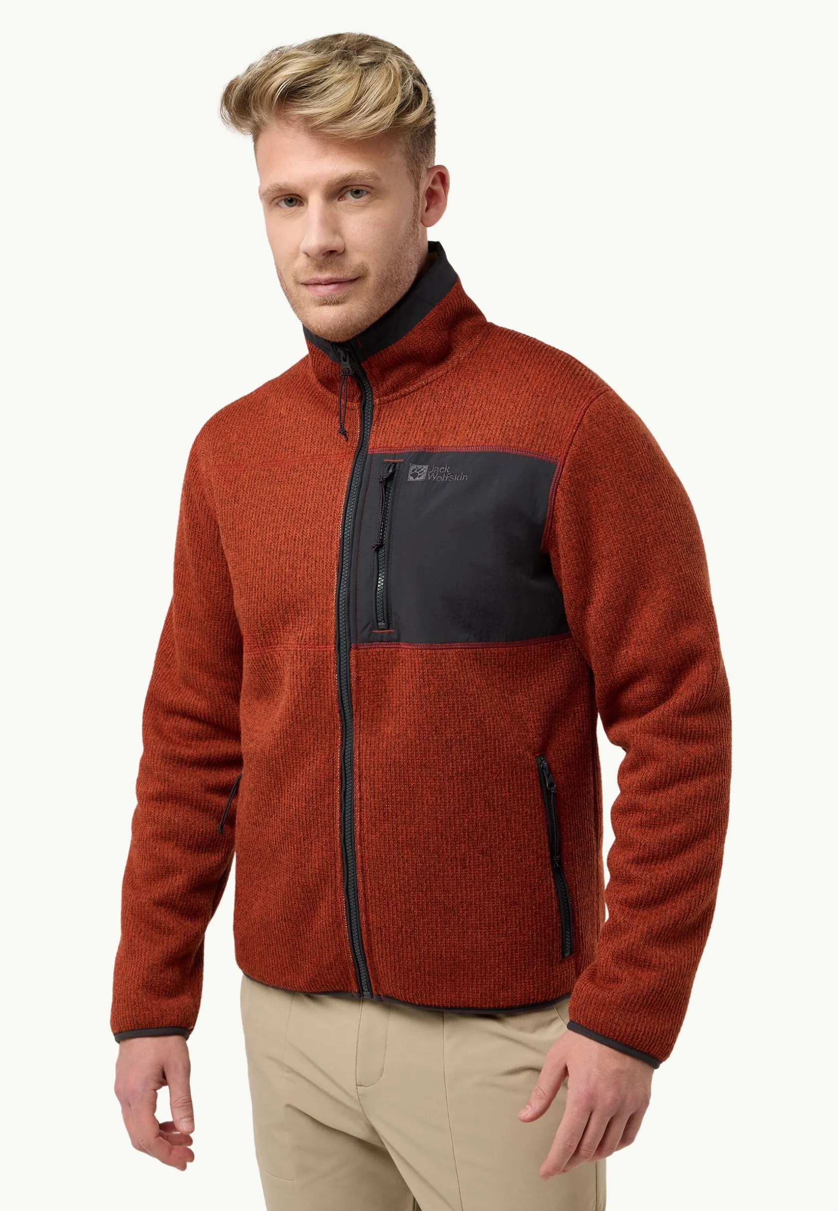 Fleece|Hoodies & Pullovers|Jack Wolfskin Kaminfeuer Jkt M
