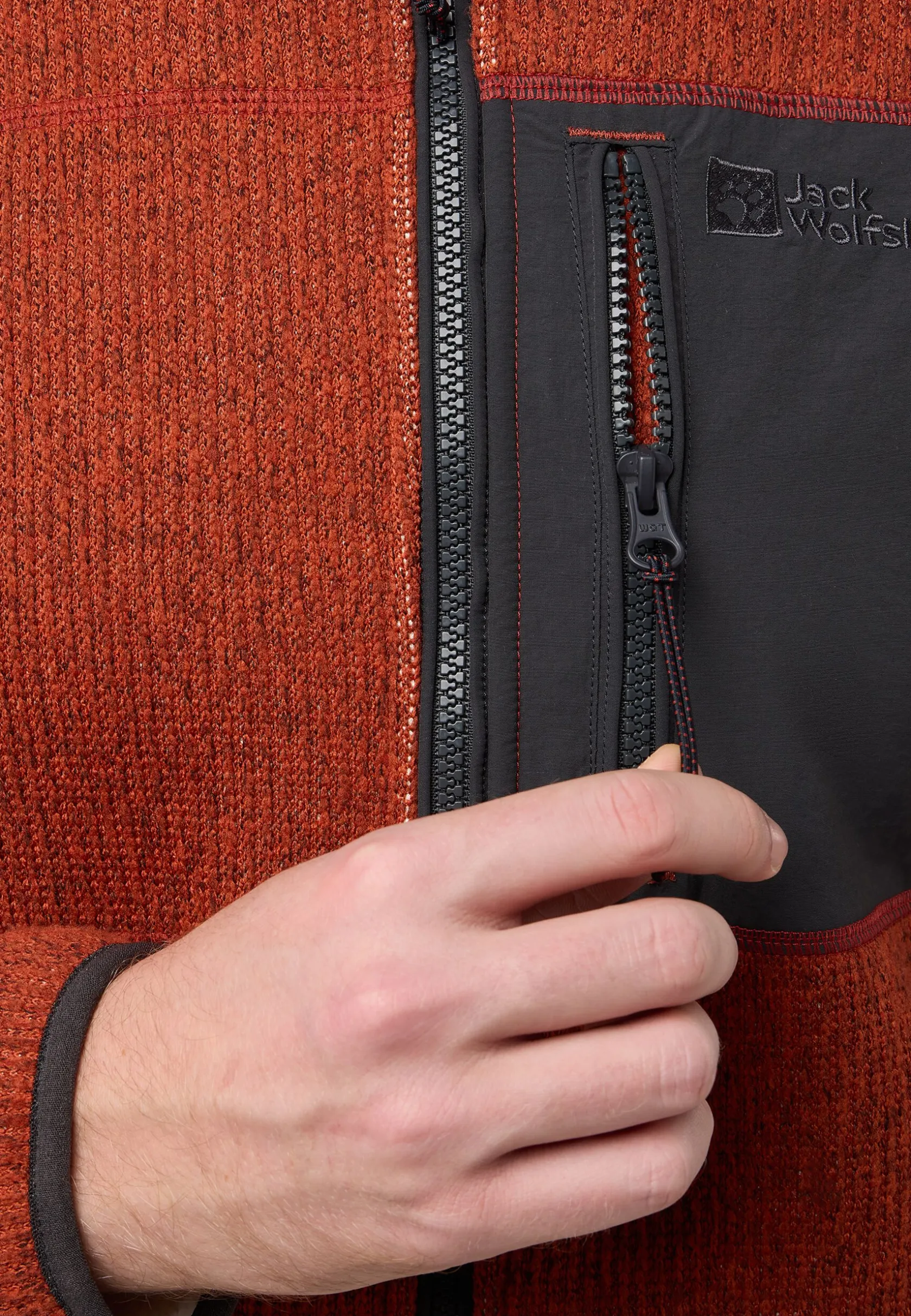 Fleece|Hoodies & Pullovers|Jack Wolfskin Kaminfeuer Jkt M