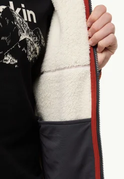 Fleece|Hoodies & Pullovers|Jack Wolfskin Kaminfeuer Jkt M