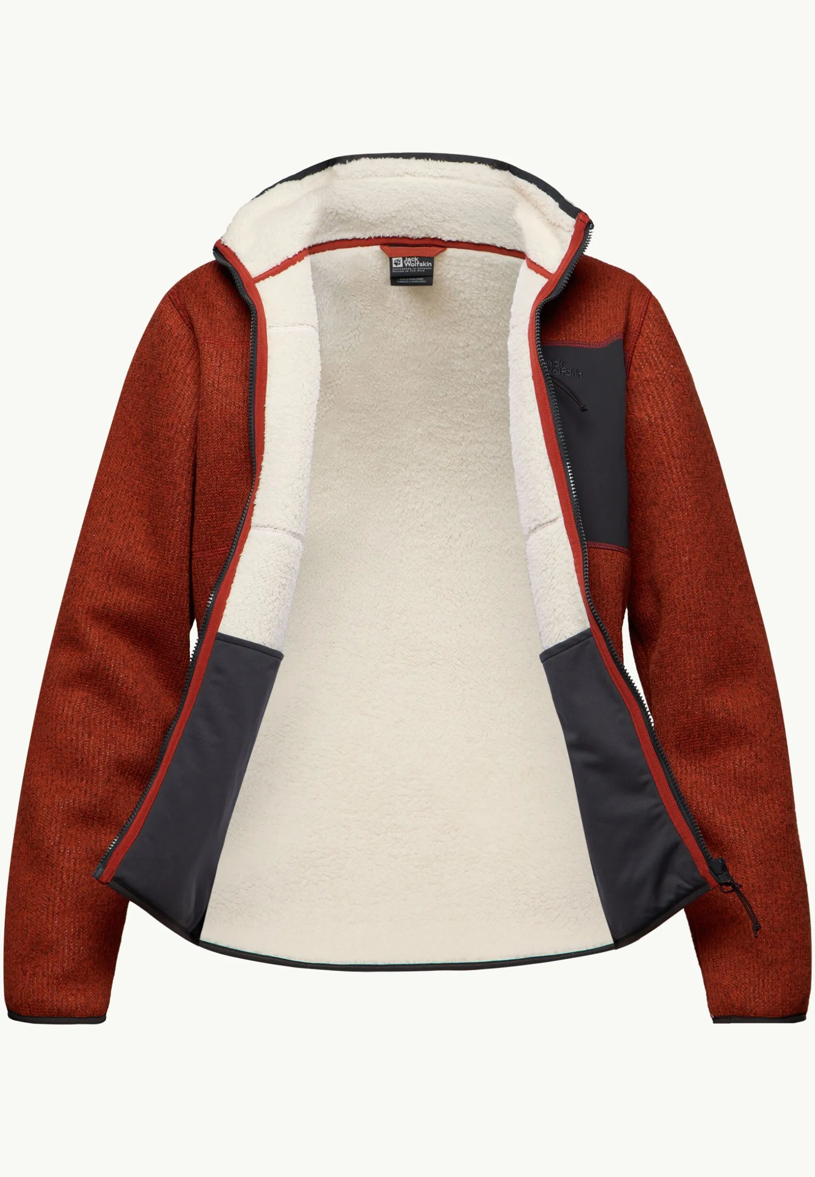 Fleece|Hoodies & Pullovers|Jack Wolfskin Kaminfeuer Jkt M