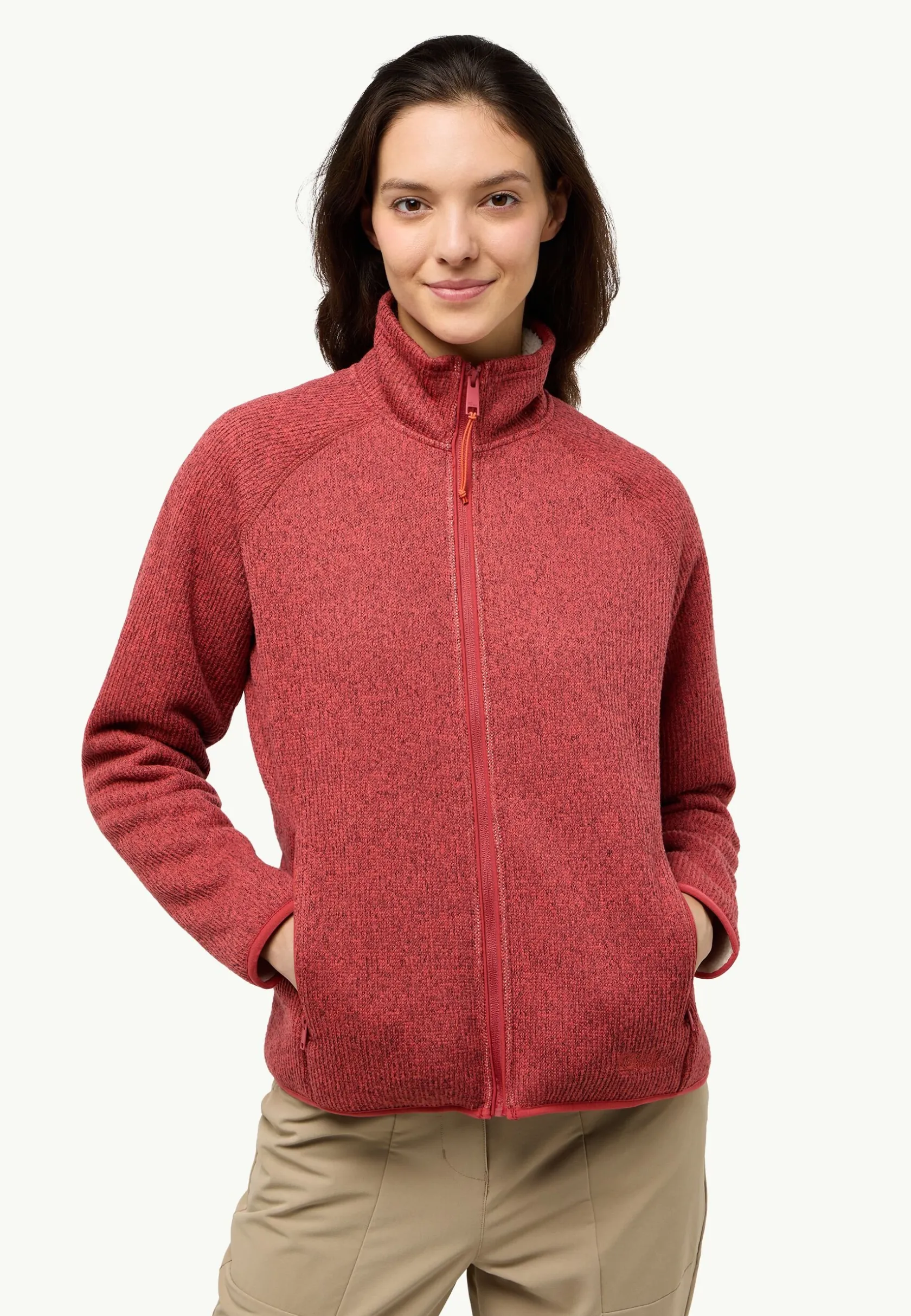 Voor- En Najaarsjacks/-Jassen|Fleece|Jack Wolfskin Kaminfeuer Jkt W