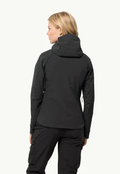 Trekking|Voor- En Najaarsjacks/-Jassen|Jack Wolfskin Kammweg Jkt W black