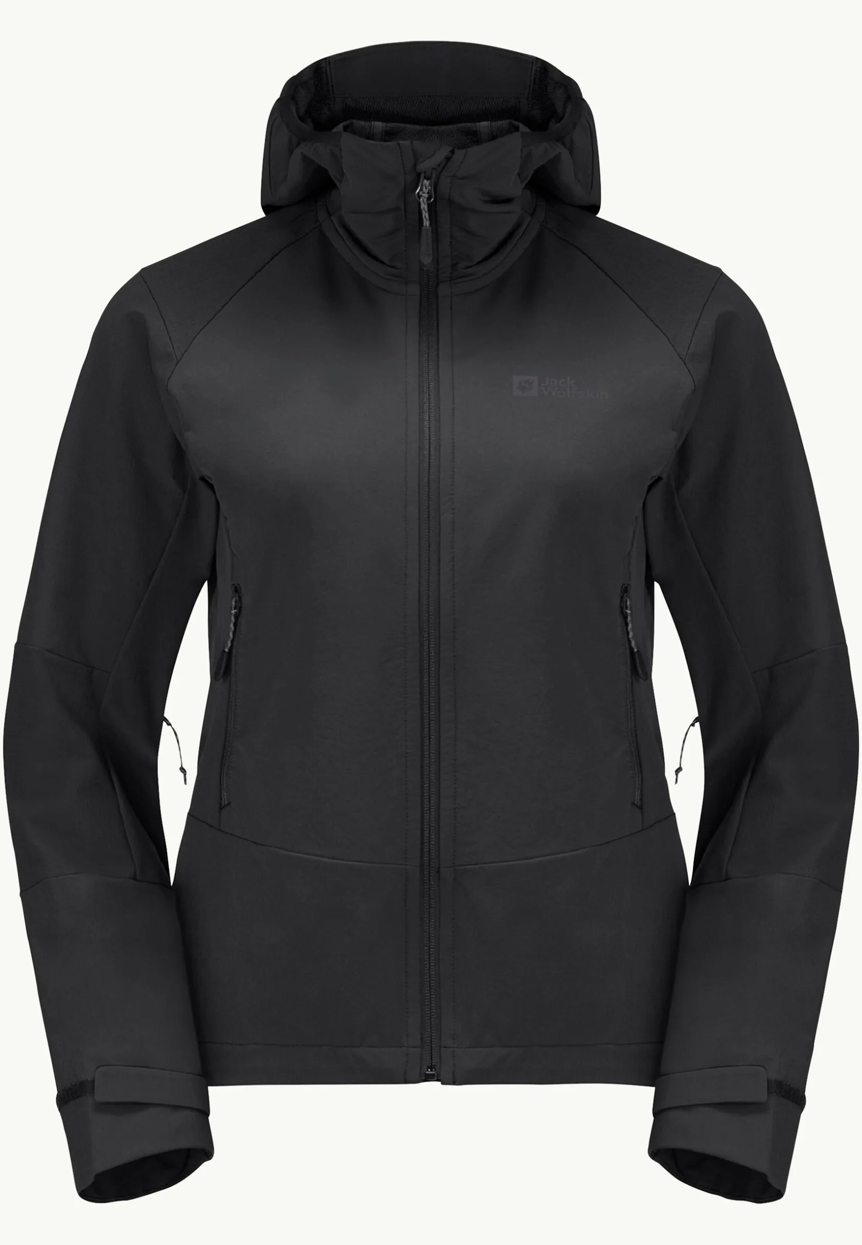 Trekking|Voor- En Najaarsjacks/-Jassen|Jack Wolfskin Kammweg Jkt W black