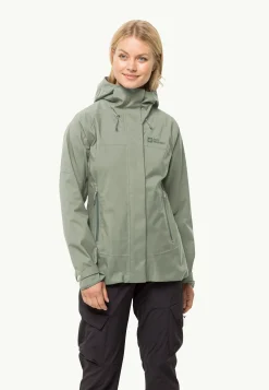 Trekking|Voor- En Najaarsjacks/-Jassen|Jack Wolfskin Kammweg 2l Jkt W