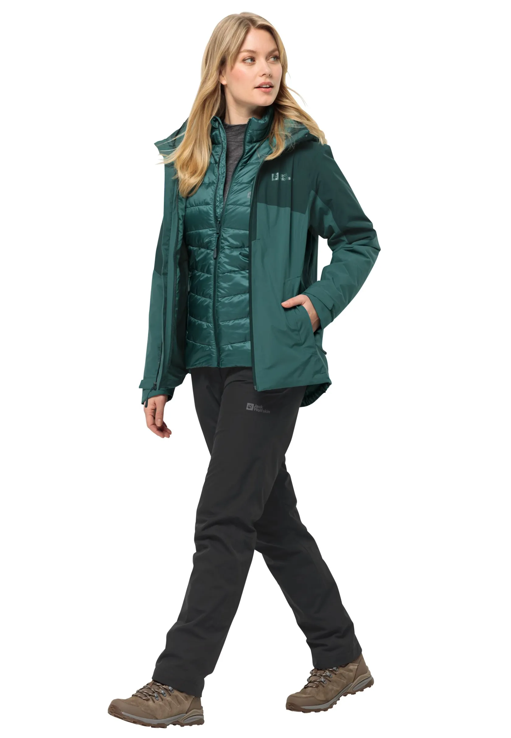 Wandelen|Trekking|Jack Wolfskin Kammweg L/s W