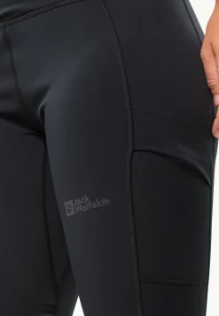 Trekking|Leggings & Panty'S|Jack Wolfskin Kammweg Tights W black